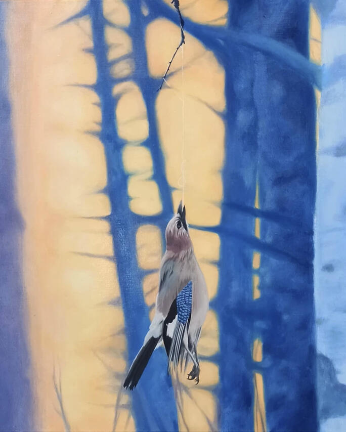 Siima Öljyväri kankaalle, 50x60cm. 2020