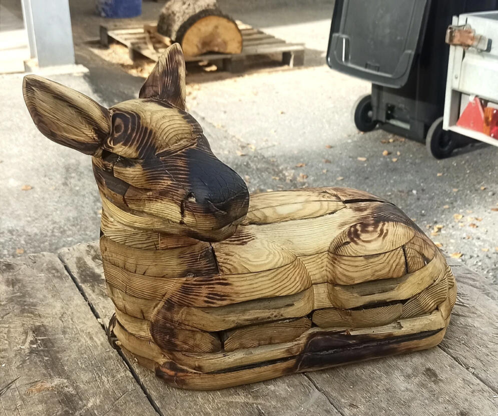 Miessi Painekyllästetty puu, 40x20x35cm. 2023